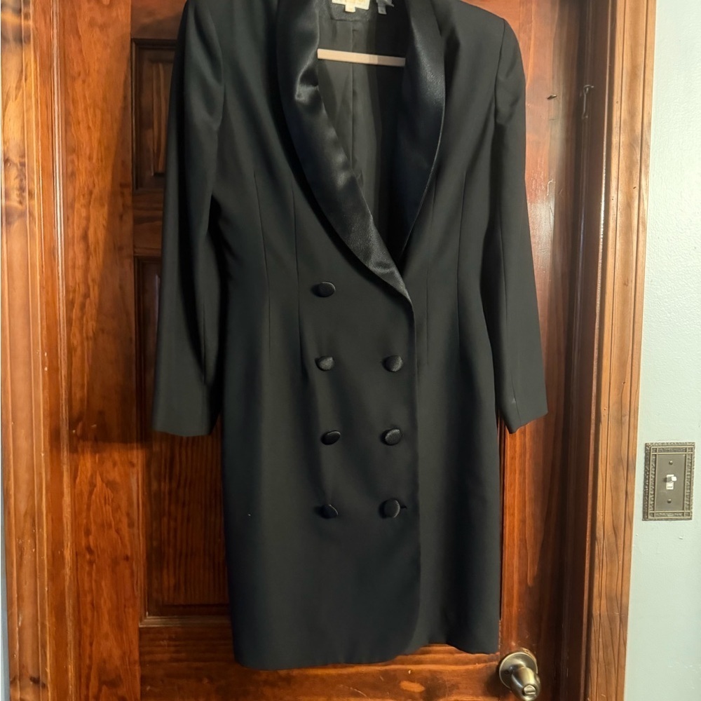 Brooks Brothers Black Satin Lapel Blazer - Picture 1 of 8